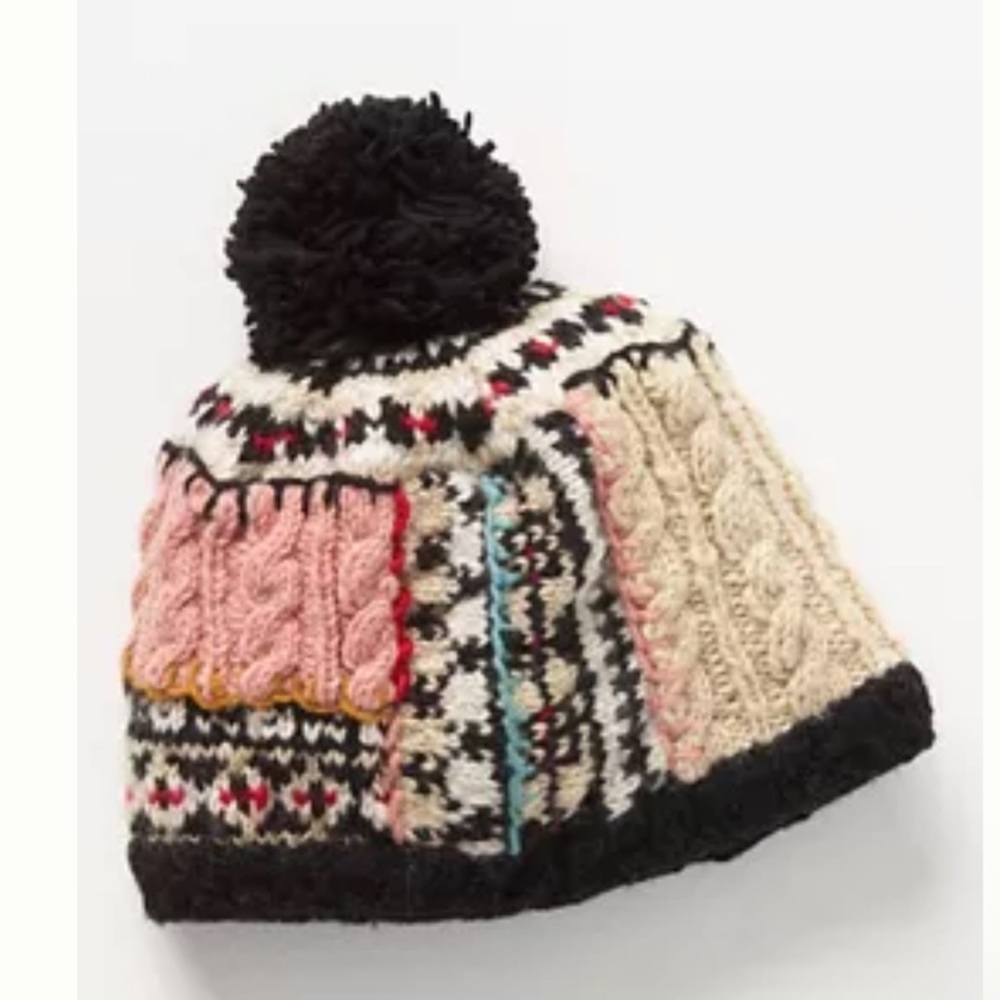 Anthropologie French Knot Brimfield Beanie 94153293